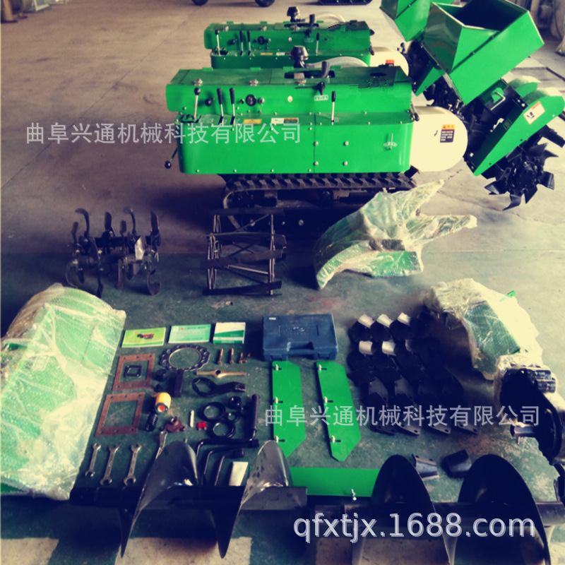 多功能果园开沟施肥田园管理机湖北履带式开沟施肥机厂家
