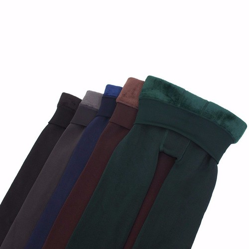Autumn/Winter 200g Candy Color Pearl Velvet Seamless Leggings with Heel Enhancement, Fleece Lining, Thick Warm Leggings for Women