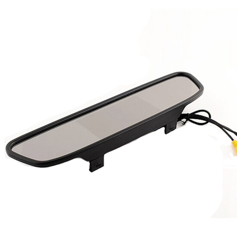 Car-Mounted 4.3inch Rearview Mirror Ccd Reversing Display 12-Volt Vehicle Lcd Screen Image Camera High-Definition Display