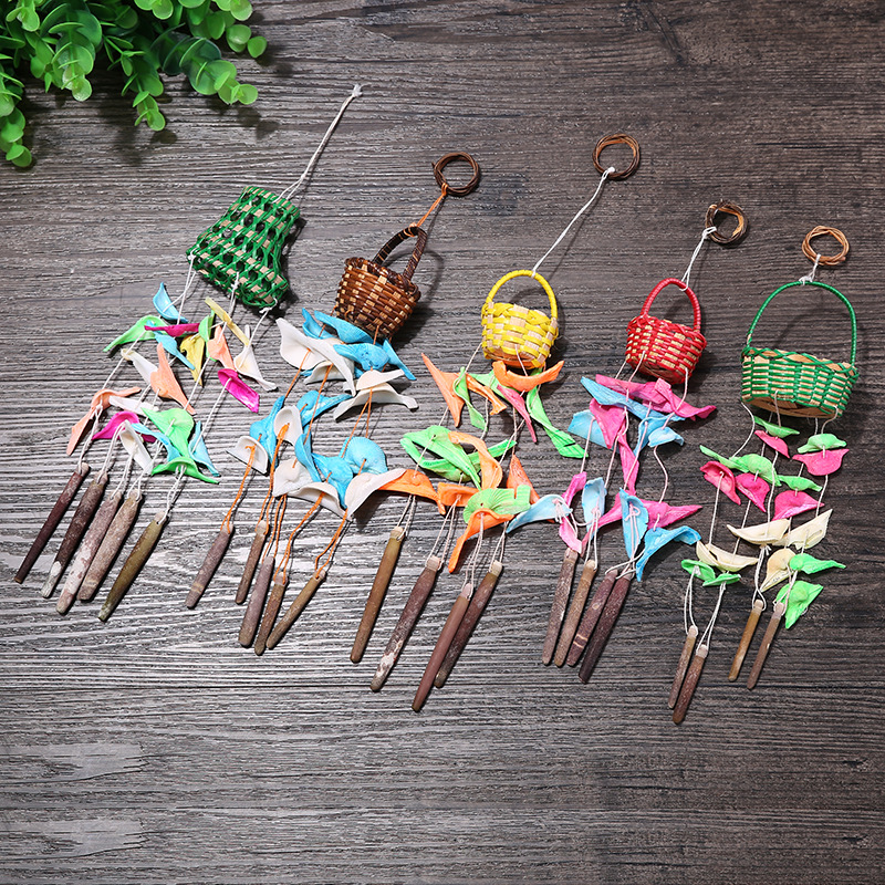 Handgjort vindspel med snäckskal som dekoration_voghion.com