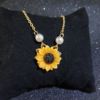 Fashionable accessory from pearl, pendant, cute necklace, chain for key bag , wish, flowered