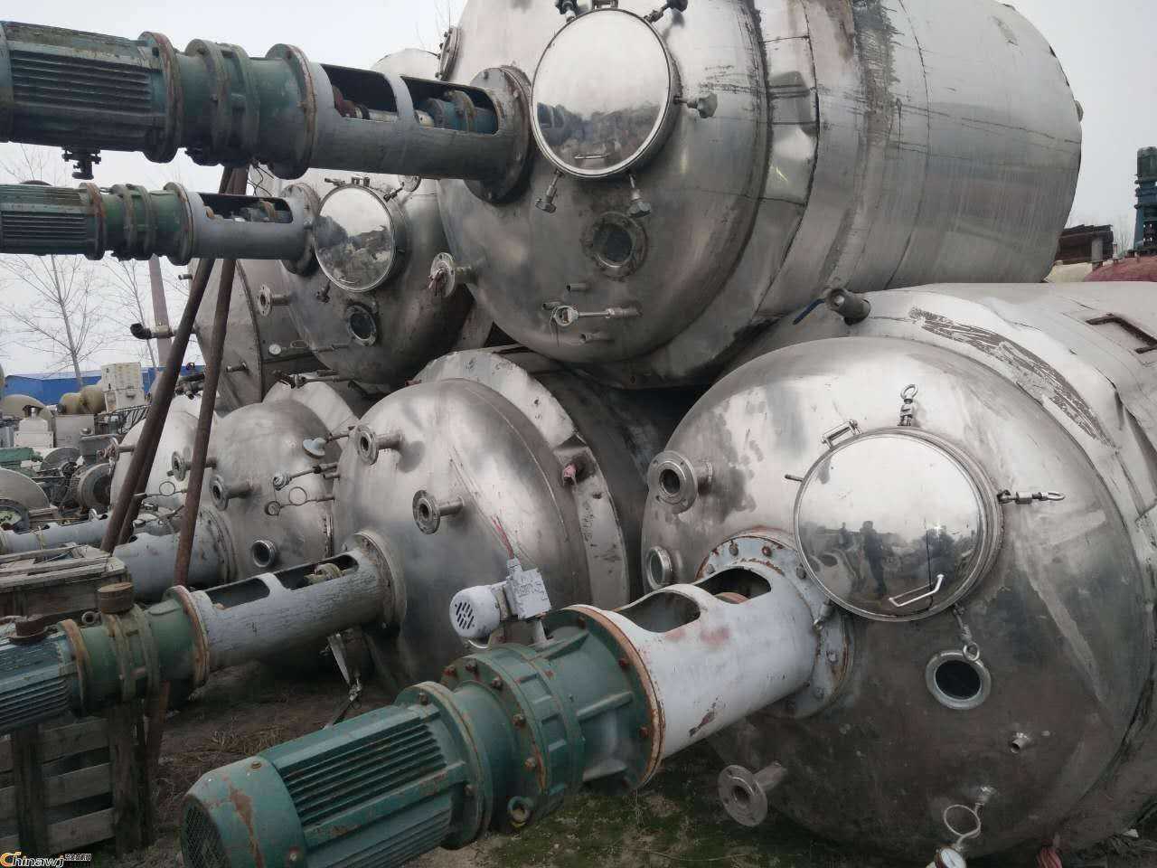 北京二手设备反应釜           便宜处理二手设备反应釜