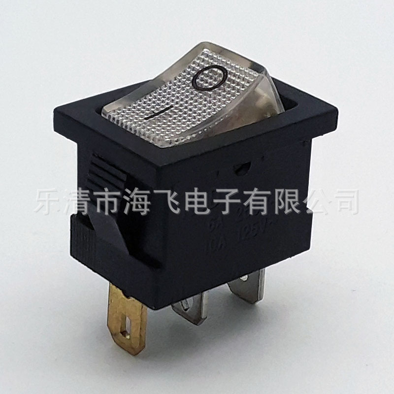 供应船型开关 翘板热熔胶枪开关 小风扇开关 21*15四脚带灯