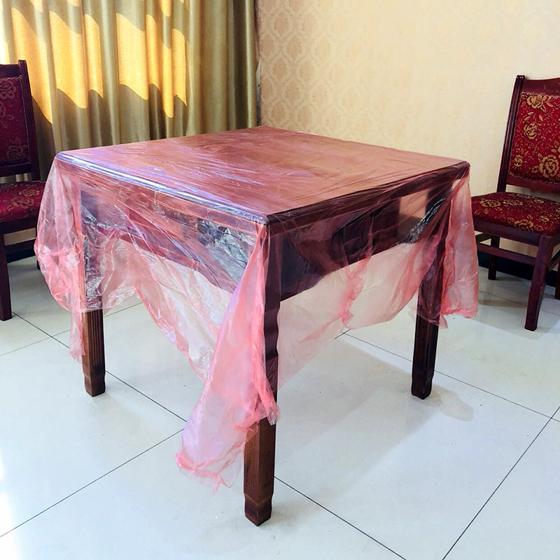 Disposable tablecloths Disposable tablecloths Square tablecloth Film tablecloth Plastic tablecloth 10 Single fold fracture