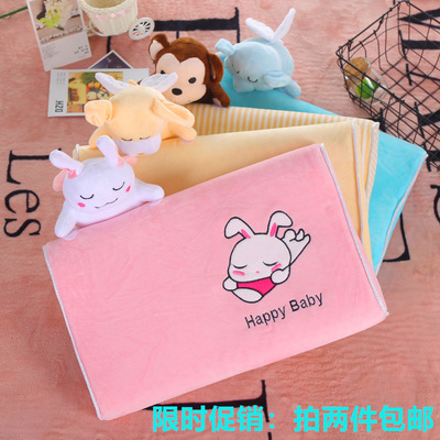 艾黎纺儿童枕头3-6岁幼儿园四季通用婴儿乳胶枕头宝宝卡通防螨枕|ru