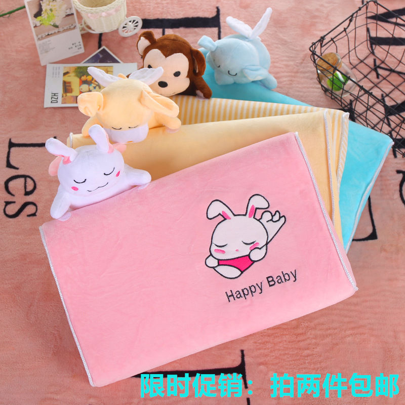 艾黎纺儿童枕头3-6岁幼儿园四季通用婴儿乳胶枕头宝宝卡通防螨枕|ru