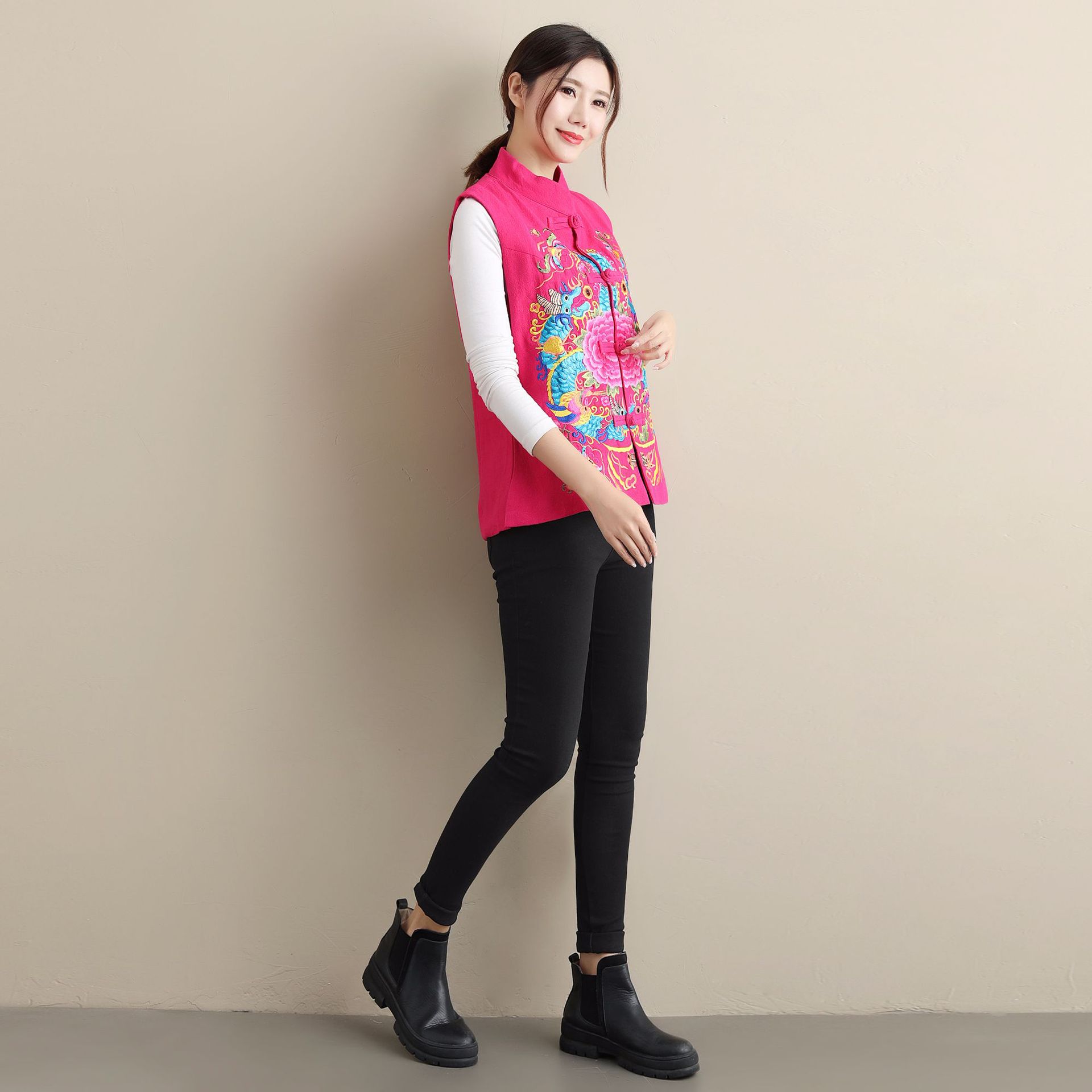 Gilet femme MA FAN TISSU en Coton - Ref 3316321 Image 53