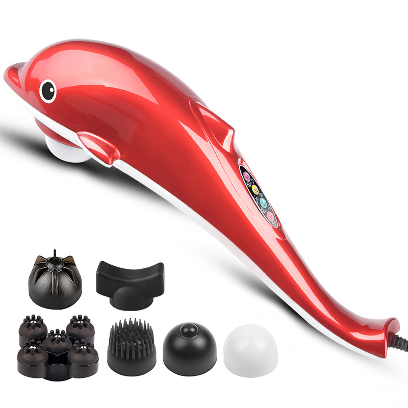 Dolphin Massager Neck Waist Shoulder multi-function whole body Handheld Legs Electric Chuibei Beat