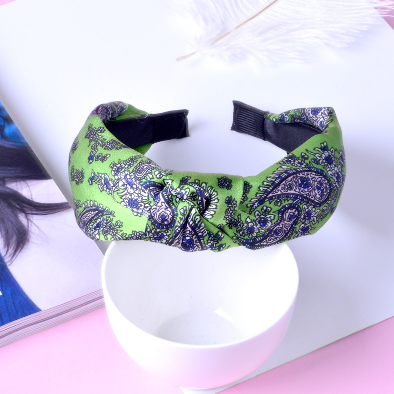 Cross-knotted Fabric Headband display picture 7