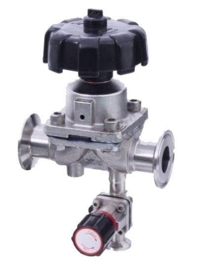 不锈钢法兰隔膜阀 气动隔膜阀