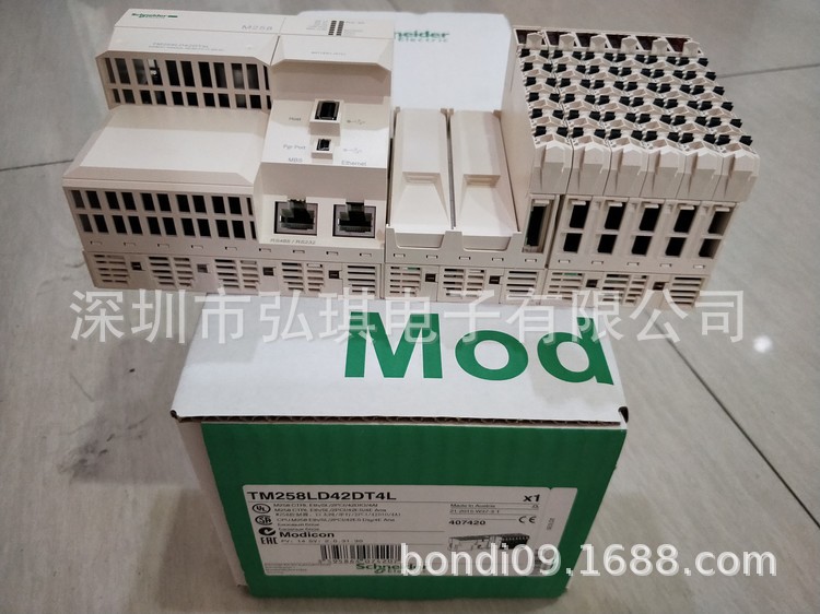 TM258LD42DT4L模块M258 CTRL ETH/SL/2PCI/42DIO/4AI可编程控制器