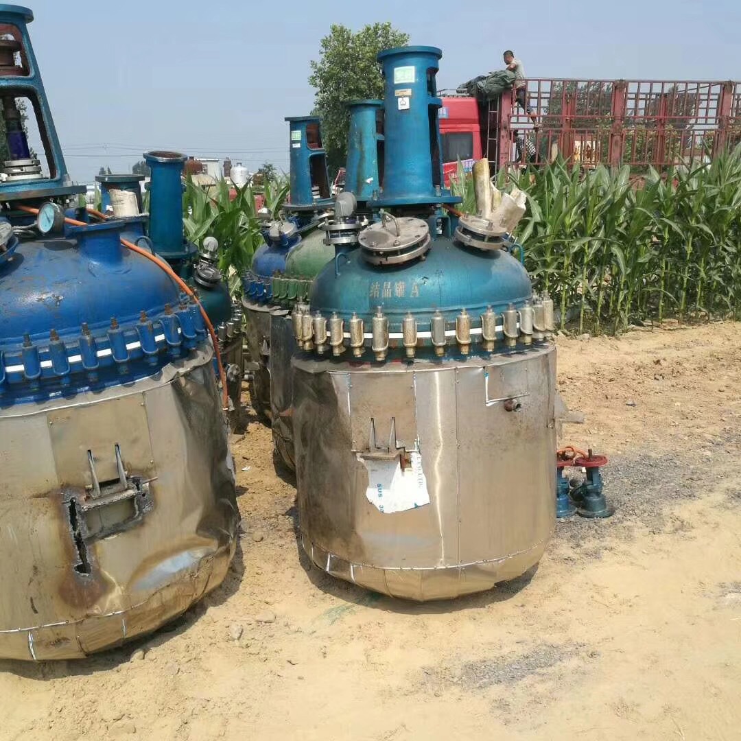 二手10吨搪瓷反应釜4，二手10立方不锈钢反应釜，二手反应釜