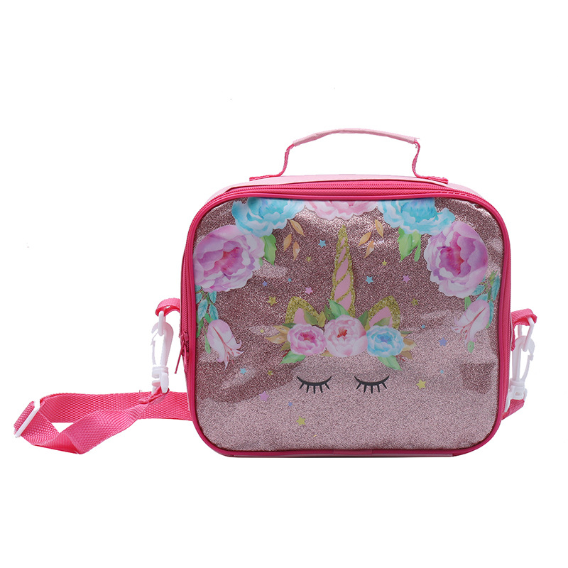 New children's casual lunch bag gold pow...