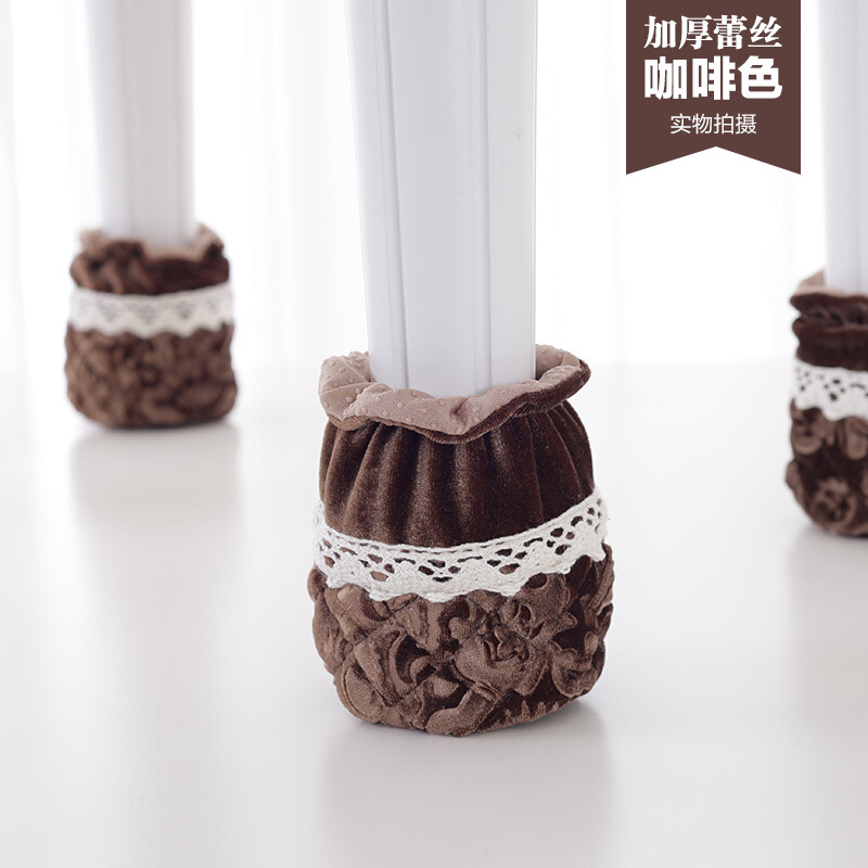 Una variedad de mesa de felpa y silla cubierta de pie mesa y silla almohadilla de pie sofá cubierta de pie cama cubierta de pie máquina lavable