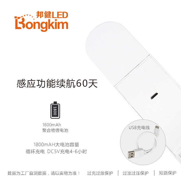 跨境USB智能充电人体感应小夜灯 新奇特光控台灯创意礼品床头灯