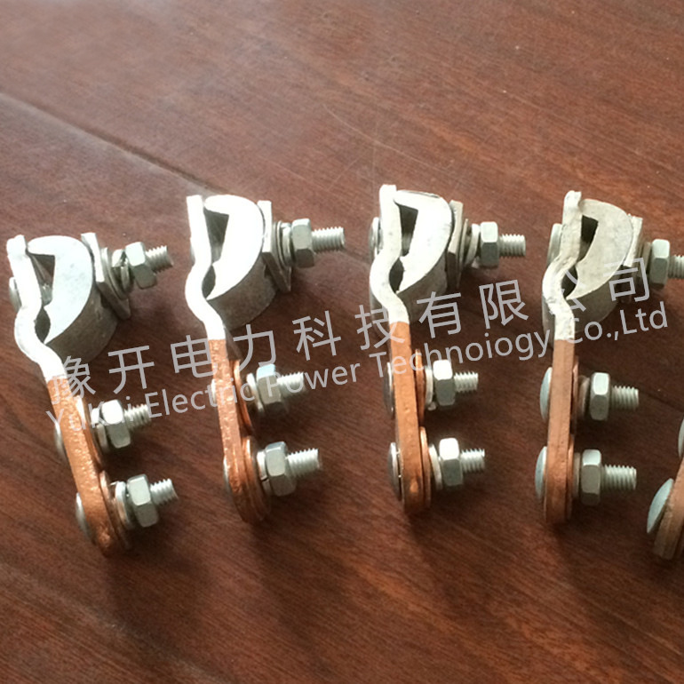 JKG-16-70/4铜铝过度线夹 T接三相四线电表箱 跨径线夹电力金具