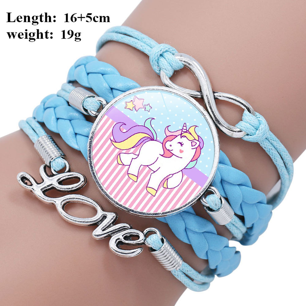 Leather Unicorn Bracelets -Unicorn Fashion 9536208376 1310191283