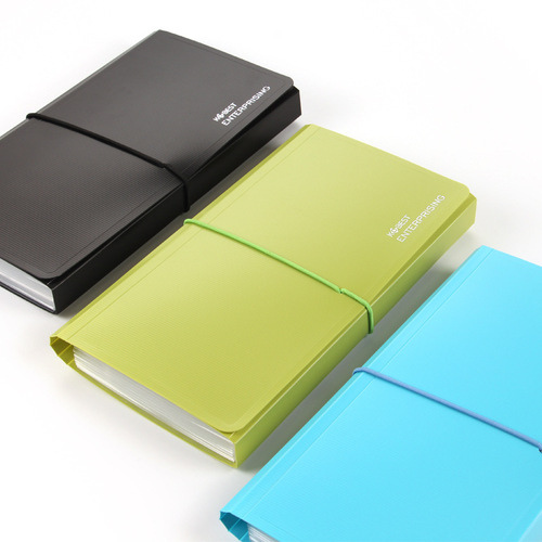 Kangbai multi-layer bill storage bag 13 grid accordion bag B5 VAT invoice clip receipt bill information file bag