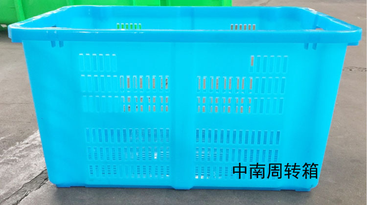 中南厂家蓝色网眼HDPE全新塑料880箩875X610X455MM外径500个起卖