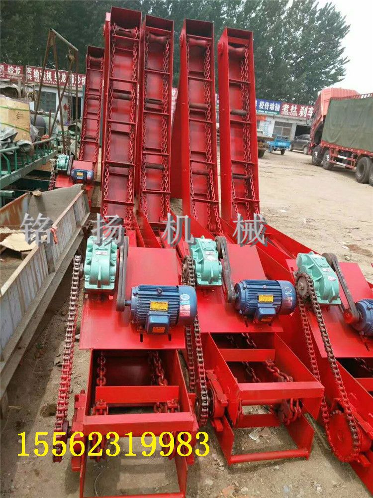 铭扬 厂家直供水平刮板输送机 煤粉用刮板链式输送机