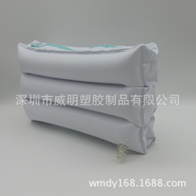 厂家定制 旅行枕头多功能充气袋 PVC充气袋化妆袋 加印logo