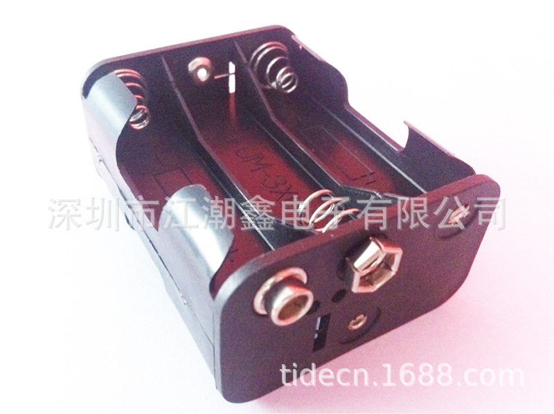 背叠六节五号电池盒