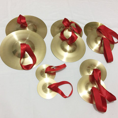 Wholesale factory 9cm copper cymbals percussion instruments for infants and young children early education toys striking musical instruments