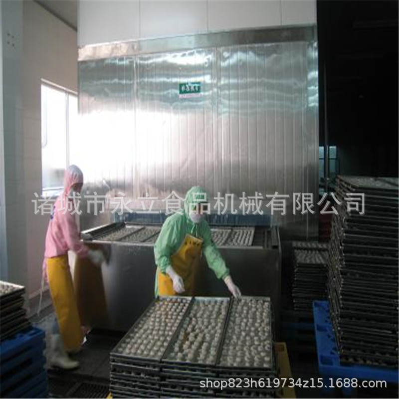 全自动榴莲隧道式速冻机 冷冻流水线厂家供应网带式单冻线