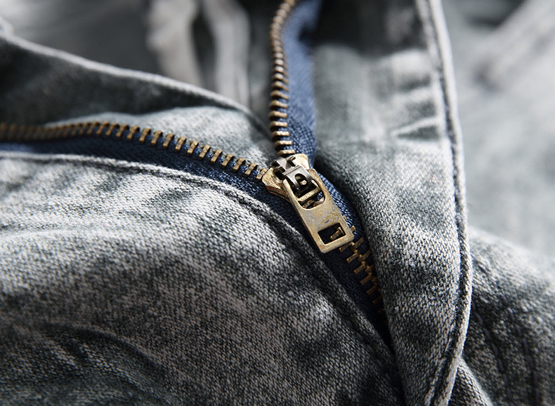 Jeans nuovi da uomo, alla moda, casual, retrò, ricamati, lavati, a gamba dritta_voghion.com