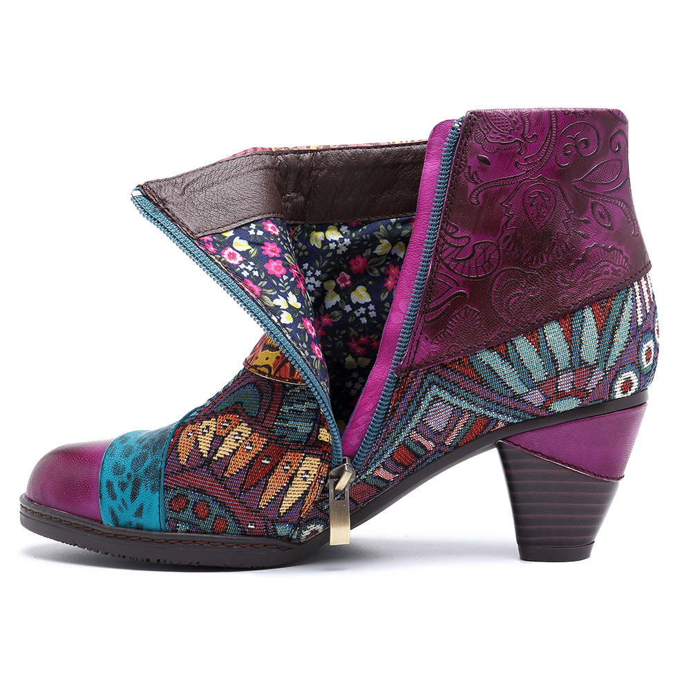 Bottes femme en En cuir - Ref 3354695 Image 14