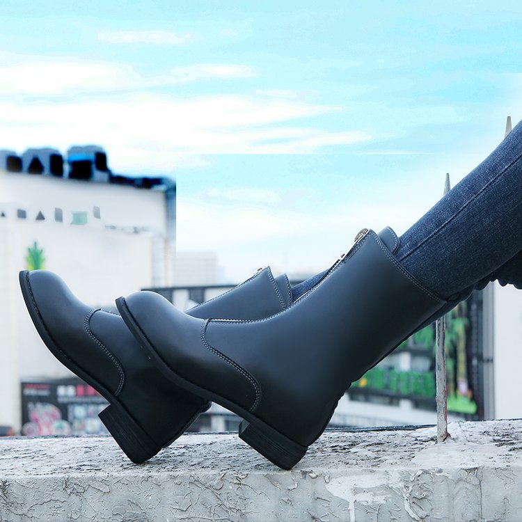 Bottes femme en PU artificiel - Ref 3355820 Image 28