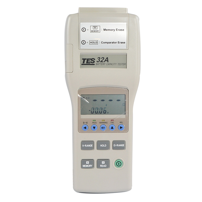 台湾泰仕TES-32A电池测试仪高精度锂电电阻电池内阻测试TES-33S