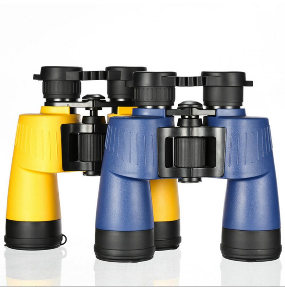 批发10X50防水抗震高倍高清微光夜视双筒大目镜望远镜BAK4棱镜