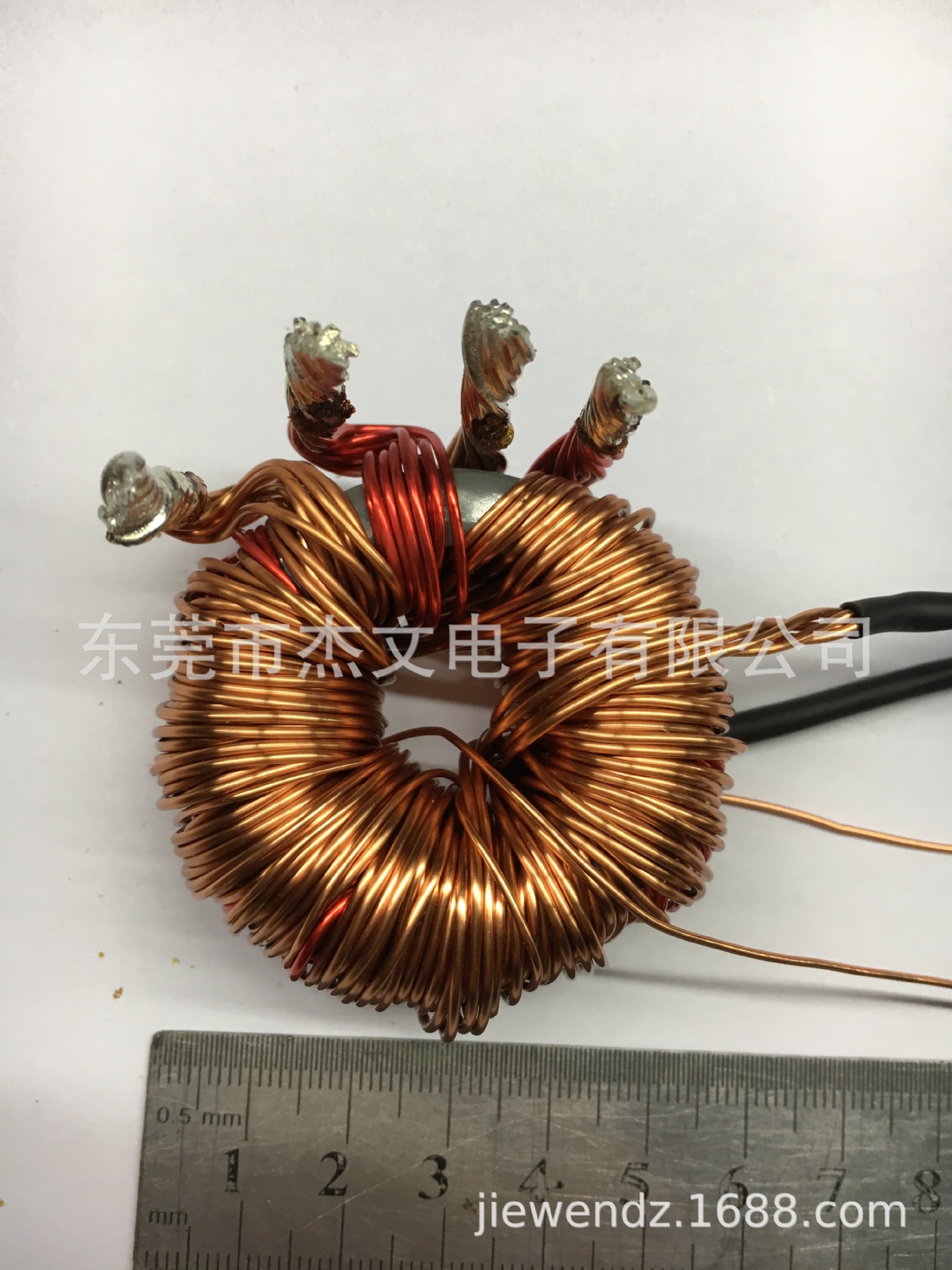 汽车功放专用功率磁环变压器T45*30*15 双升24V 100W纯铜线绕制