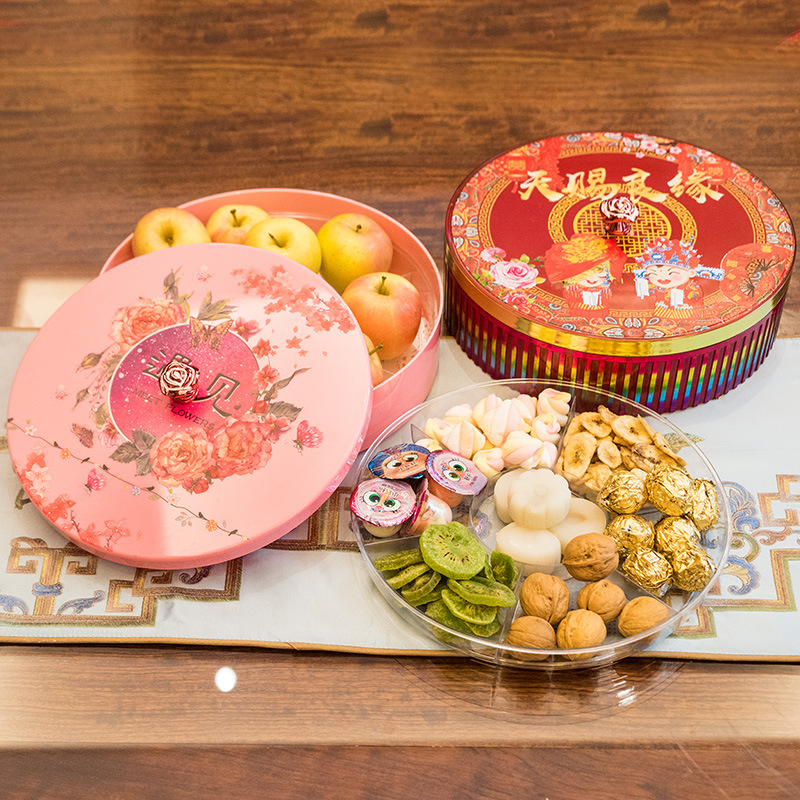 supply new year Candy turntable Seeds box originality Simplicity We got married Guohe Manufactor Direct selling