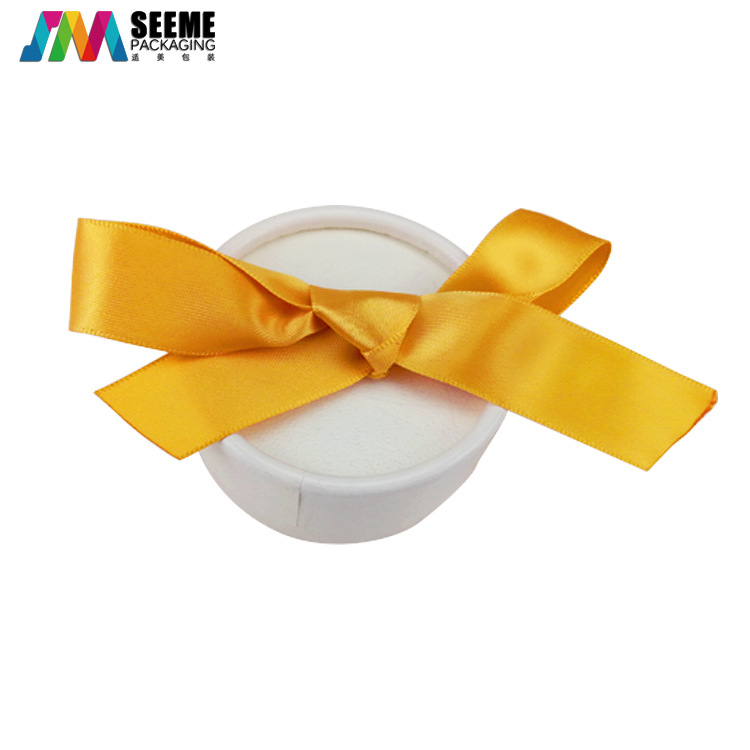 厂家定做圆形睫毛盒  假睫毛开窗圆盒 丝带睫毛圆盒 粉色睫毛盒