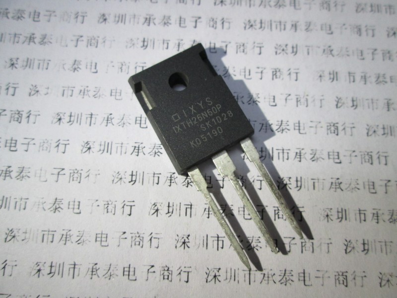 大功率场效应管 IXTH26N60P 26A 600V TO-247 全新现货
