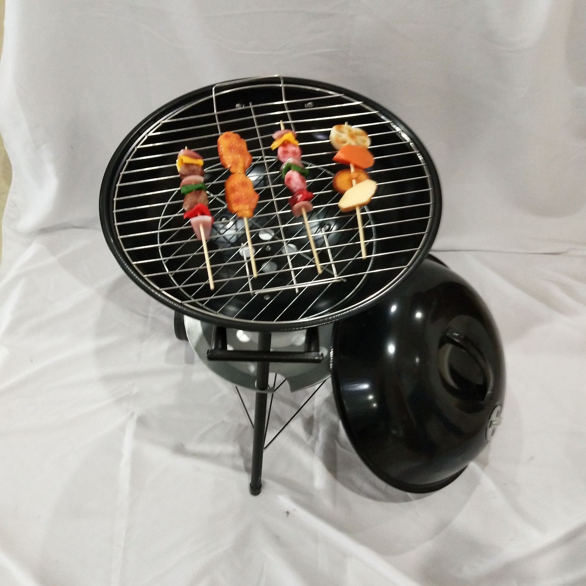 Suministro directo de fábrica Parrilla de barbacoa ronda hervidor de agua barbacoa promoción horno de barbacoa de carbón electroforesis Parrilla de barbacoa