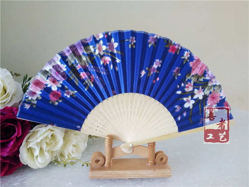 Смесь видов кожи и Folding fan Китайский Фэн инковая живопись слива веер