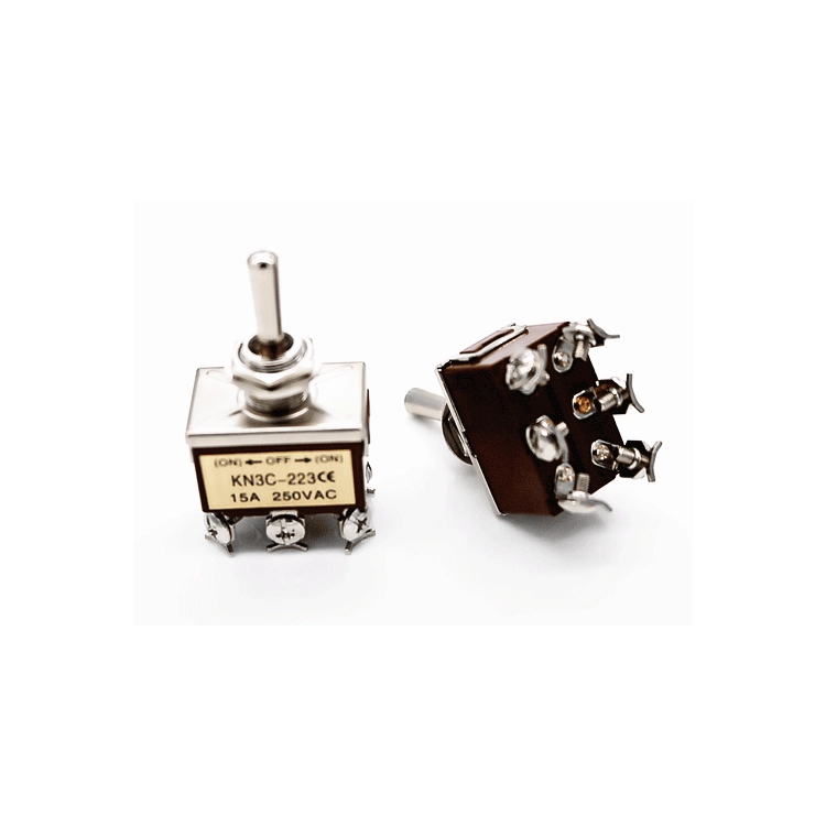 Nice switch KN3C-203 button switch 6 pin three-speed high-power 20A vehicle and ship mechanical modification switch