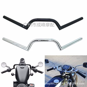 Motosiklet 22mm retro sükan CAFE M-stil universal polad boru sükan