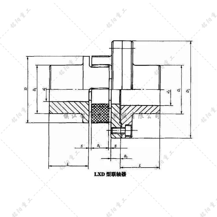 铭阳<星形联轴器>XLD型单法兰星形弹性联轴器标准现货非标可定