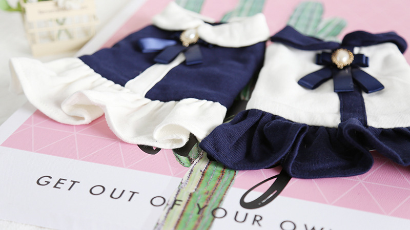 蝴蝶领结气质裙