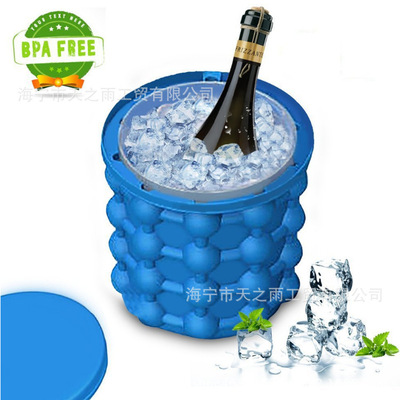 Silica gel bucket iride ice genie Explosive money saving ice cube maker Ice Bucket goods in stock Best Sellers