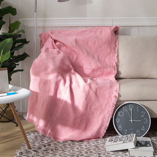 Rouge Powder Diamond European Double-sided Sofa Cushion Four Seasons Table Cloth Coffee Table Blanket Sofa Fabric Blanket