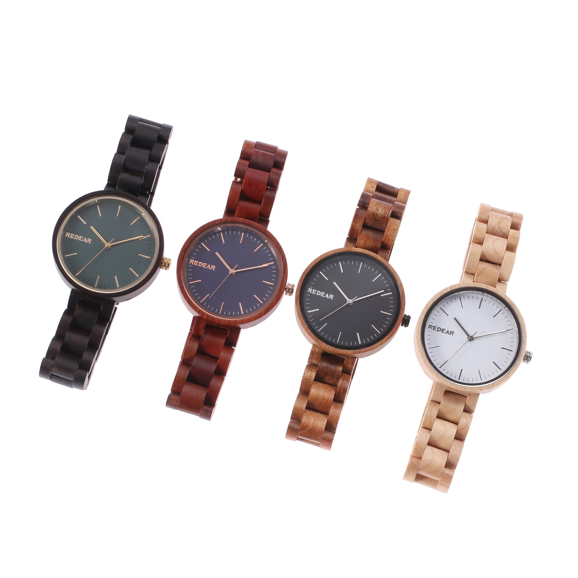 新款时尚简约木手表  亚马逊热卖木质手表女士 工厂现货 一件代发