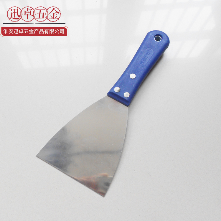 定制直销 塑胶柄油灰刀 腻子刮刀 镜面铲刀 不锈钢清洁刀批发|ms