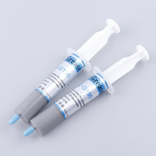 Manufacturer supplies silver-gray silicone computer desktop CPU cooler thermal paste motherboard silicone paste large syringe