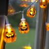 originality Night light Battery Lamp string led Pumpkin Halloween decorate String led Coloured lights Halloween Lamp string