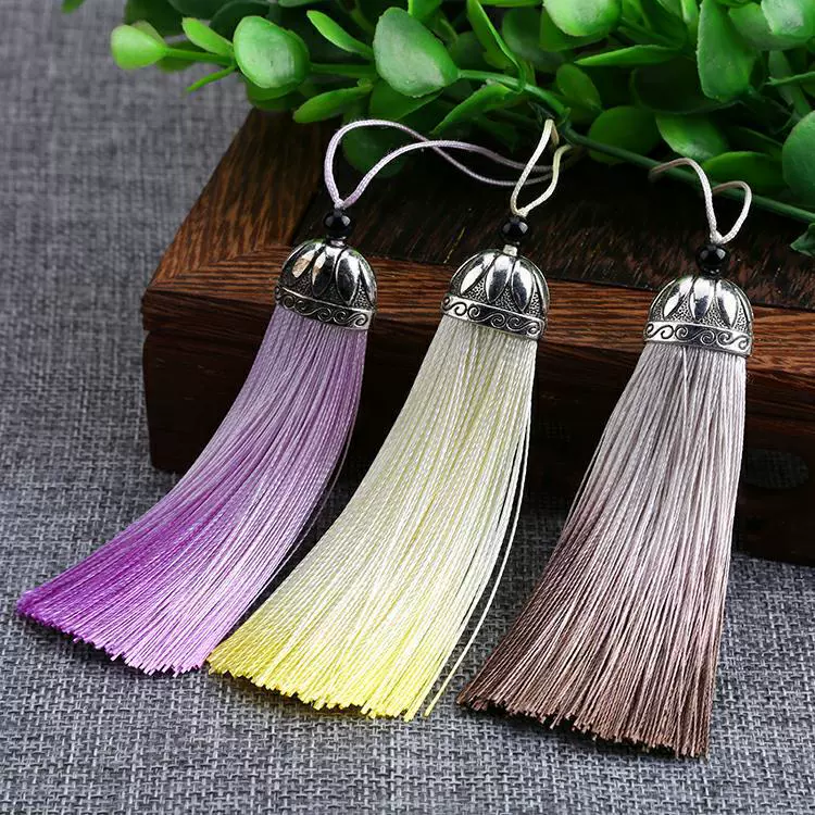 Keychain with tassels, pendant, accessory, accessories